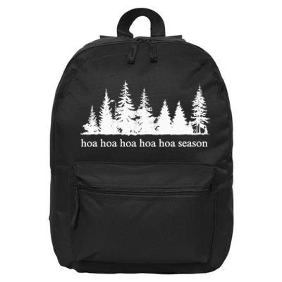 Hoa Hoa Hoa Hoa Hoa Cozy Season Twilight Lover Pine Forest 16 in Basic Backpack