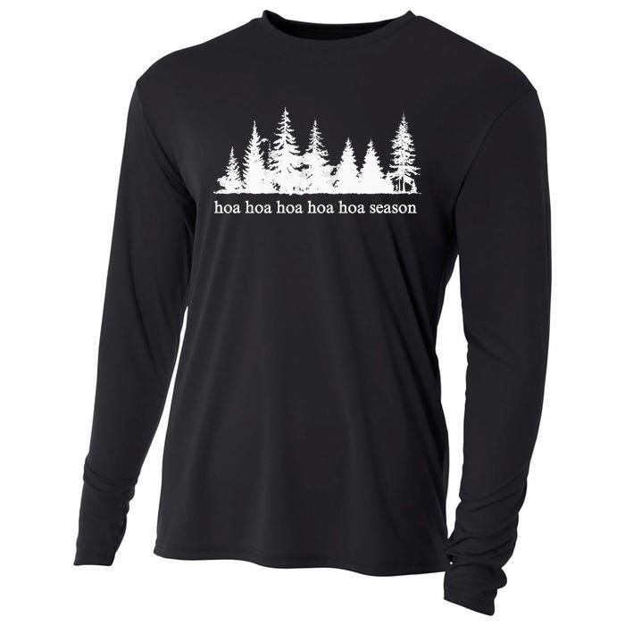 Hoa Hoa Hoa Hoa Hoa Cozy Season Twilight Lover Pine Forest Cooling Performance Long Sleeve Crew