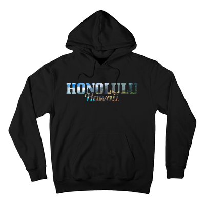 Honolulu Hawaii Hawaiian Islands Surf Surfing Surfer Gift Hoodie