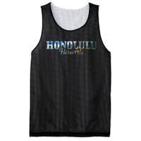 Honolulu Hawaii Hawaiian Islands Surf Surfing Surfer Gift Mesh Reversible Basketball Jersey Tank