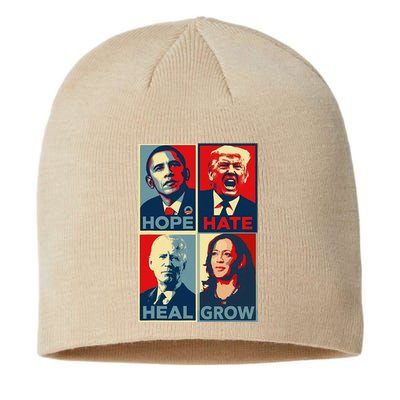 Hope Hate Heal Grow 2024 Sustainable Beanie