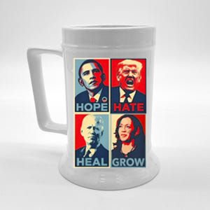 Hope Hate Heal Grow Beer Stein