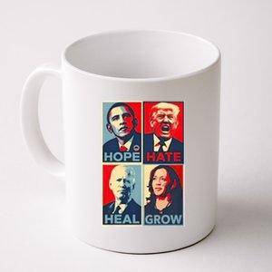 Hope Hate Heal Grow Coffee Mug