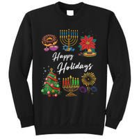 Happy Holidays Hanukkah Feliz Navidad Christmas Kwanzaa Sweatshirt