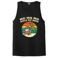 Ho Ho Hold My Beer Santa Beach Christmas In July Drinking PosiCharge Competitor Tank