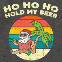 Ho Ho Hold My Beer Santa Beach Christmas In July Drinking Vector Backpack