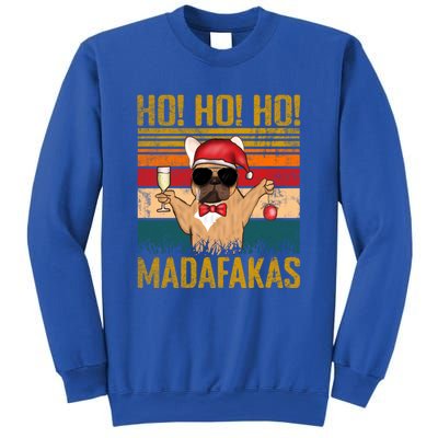 Ho Ho Ho Madafakas Vintage French Bulldog Christmas Cute Gift Sweatshirt