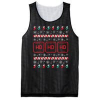 Ho Ho Ho Science Laboratory Ugly Christmas Sweater Lab Mesh Reversible Basketball Jersey Tank