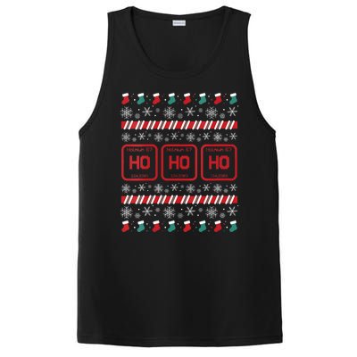 Ho Ho Ho Science Laboratory Ugly Christmas Sweater Lab PosiCharge Competitor Tank