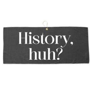 History Huh? Large Microfiber Waffle Golf Towel