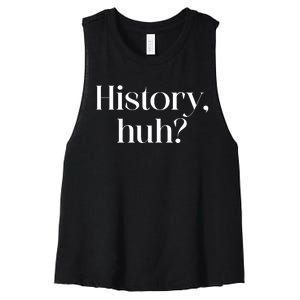 History Huh? Women's Racerback Cropped Tank