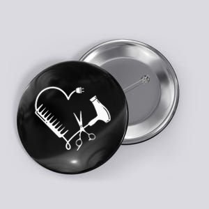 Hairdresser Hairstylists Hairstyling Beautician Hairdressing Button