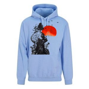 Halloween Hangover Human Tree Graphic Unisex Surf Hoodie