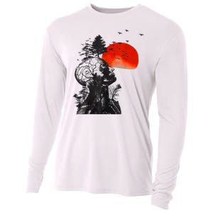 Halloween Hangover Human Tree Graphic Cooling Performance Long Sleeve Crew