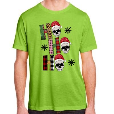 Ho Ho Ho Santa XMas Skulls Adult ChromaSoft Performance T-Shirt