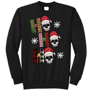 Ho Ho Ho Santa XMas Skulls Sweatshirt