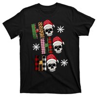 Ho Ho Ho Santa XMas Skulls T-Shirt