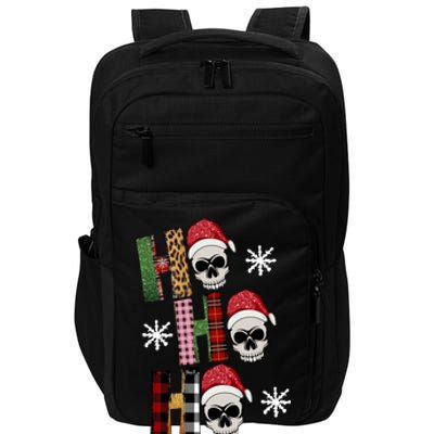 Ho Ho Ho Santa XMas Skulls Impact Tech Backpack