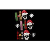 Ho Ho Ho Santa XMas Skulls Bumper Sticker