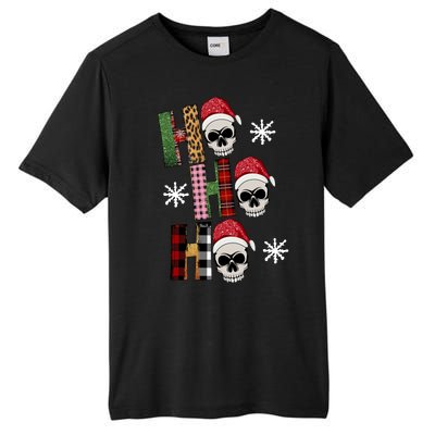 Ho Ho Ho Santa XMas Skulls Tall Fusion ChromaSoft Performance T-Shirt