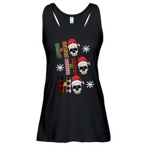 Ho Ho Ho Santa XMas Skulls Ladies Essential Flowy Tank