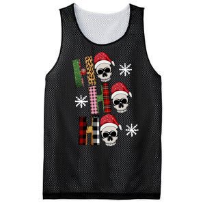 Ho Ho Ho Santa XMas Skulls Mesh Reversible Basketball Jersey Tank