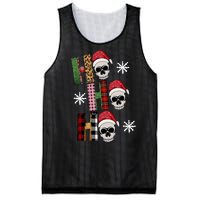 Ho Ho Ho Santa XMas Skulls Mesh Reversible Basketball Jersey Tank