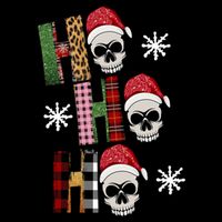 Ho Ho Ho Santa XMas Skulls Baby Bodysuit