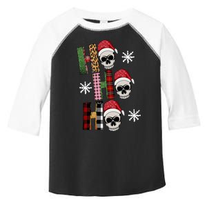 Ho Ho Ho Santa XMas Skulls Toddler Fine Jersey T-Shirt