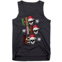 Ho Ho Ho Santa XMas Skulls Tank Top