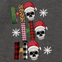 Ho Ho Ho Santa XMas Skulls Vector Backpack