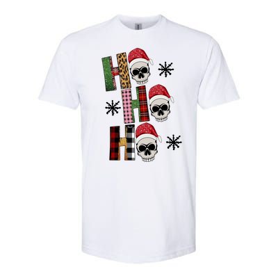 Ho Ho Ho Santa XMas Skulls Softstyle® CVC T-Shirt