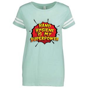 Hand Hygiene Is My Superpower Meaningful Gift Enza Ladies Jersey Football T-Shirt