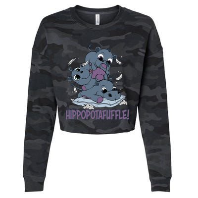 Hippoptafuffle! Cropped Pullover Crew