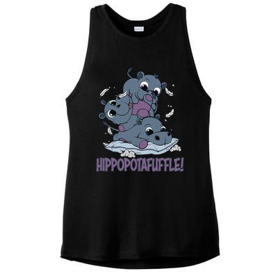 Hippoptafuffle! Ladies PosiCharge Tri-Blend Wicking Tank