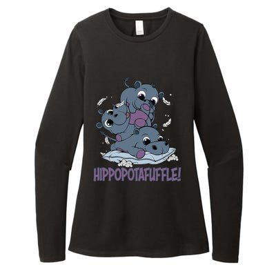 Hippoptafuffle! Womens CVC Long Sleeve Shirt