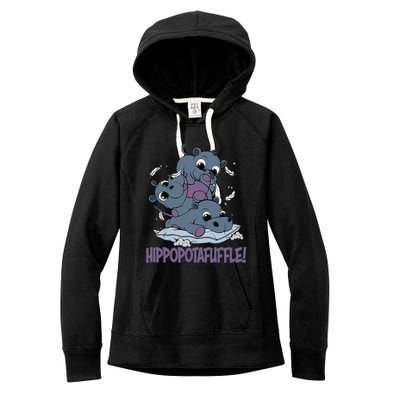 Hippoptafuffle! Women's Fleece Hoodie