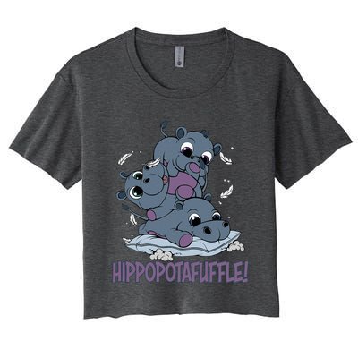 Hippoptafuffle! Women's Crop Top Tee