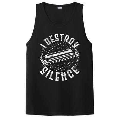 Harmonica Harmonicist I Destroy Silence PosiCharge Competitor Tank