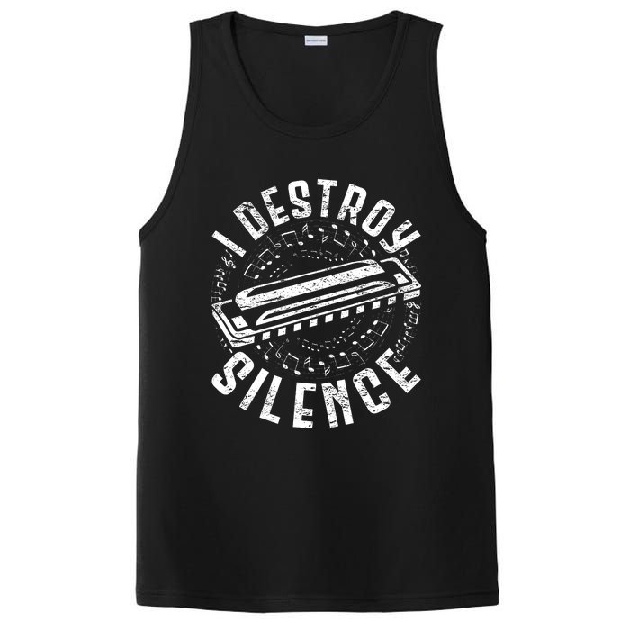 Harmonica Harmonicist I Destroy Silence PosiCharge Competitor Tank