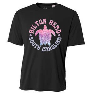 Hilton Head Island South Carolina Sea Turtle Beach Ocean Cooling Performance Crew T-Shirt