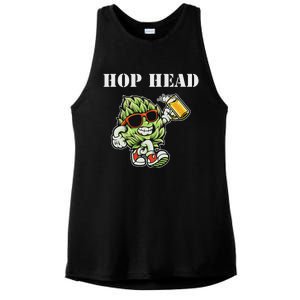 Hop Head Ipa Craft Beer Lover Bier Prost Cheers Ladies PosiCharge Tri-Blend Wicking Tank