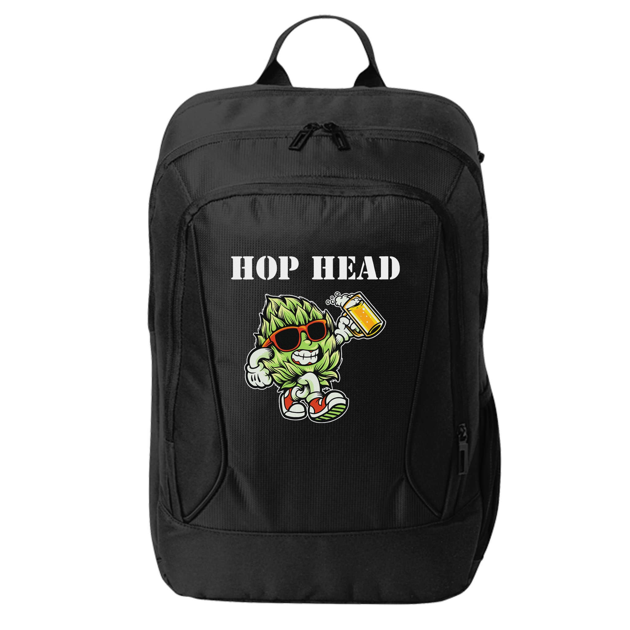 Hop Head Ipa Craft Beer Lover Bier Prost Cheers City Backpack