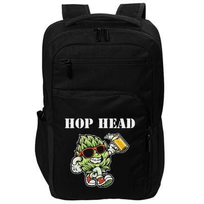 Hop Head Ipa Craft Beer Lover Bier Prost Cheers Impact Tech Backpack