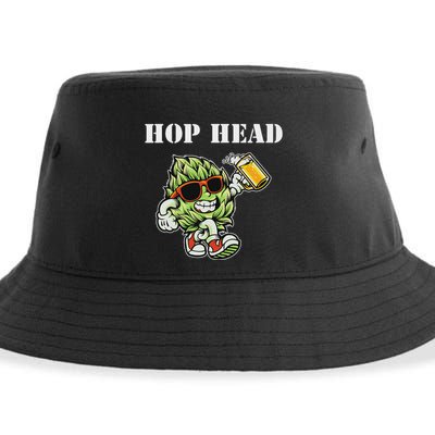 Hop Head Ipa Craft Beer Lover Bier Prost Cheers Sustainable Bucket Hat