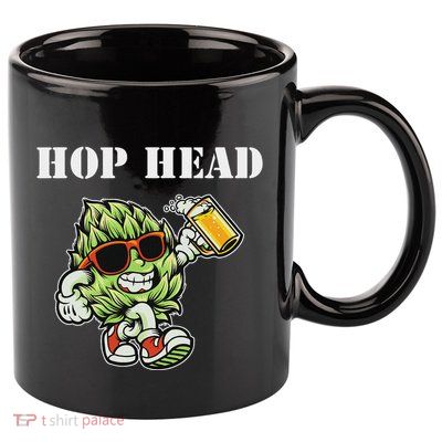 Hop Head Ipa Craft Beer Lover Bier Prost Cheers 11oz C Handle Ceramic Mug