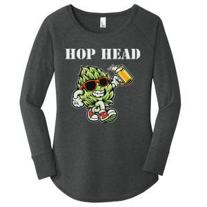 Hop Head Ipa Craft Beer Lover Bier Prost Cheers Women's Perfect Tri Tunic Long Sleeve Shirt