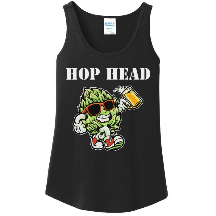 Hop Head Ipa Craft Beer Lover Bier Prost Cheers Ladies Essential Tank