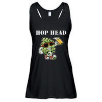 Hop Head Ipa Craft Beer Lover Bier Prost Cheers Ladies Essential Flowy Tank