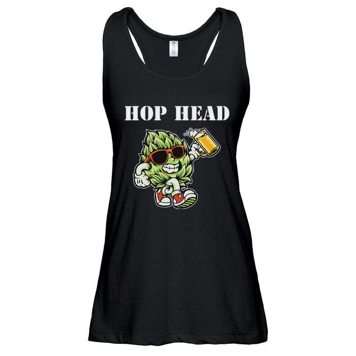 Hop Head Ipa Craft Beer Lover Bier Prost Cheers Ladies Essential Flowy Tank